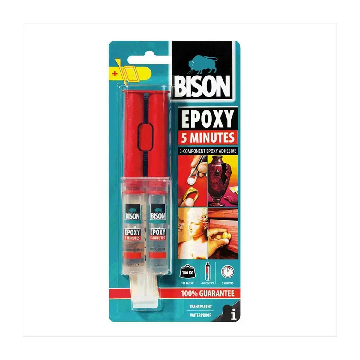 ΚΟΛΛΑ ΕΠΟΞΙΚΗ BISON EPOXY 5min’ 24ml 6305448