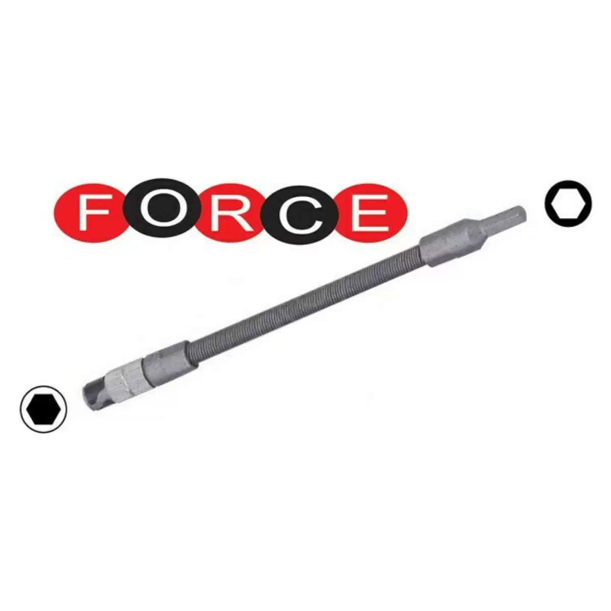 ΠΡΟΕΚΤΑΣΗ ΜΕ ΚΑΡΕ 1/4″ ΕΥΚΑΜΠΤΗ FORCE 175mm ( 8112)