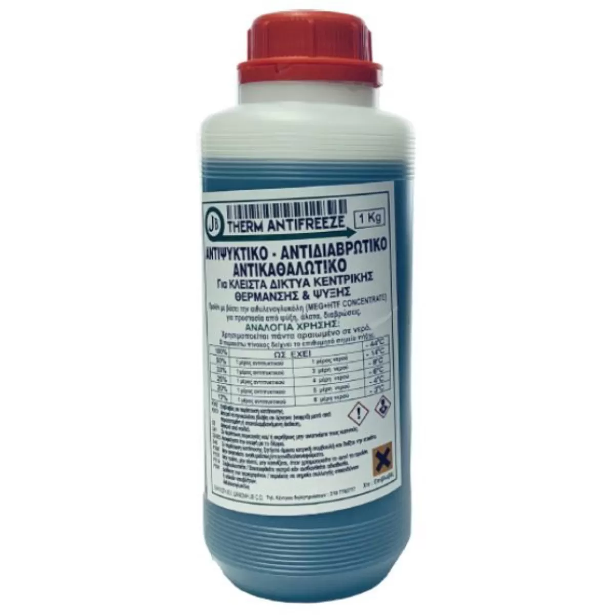 ΑΝΤΙΨΥΚΤΙΚΟ  ΥΓΡΟ   ΚΛΕΙΣΤΩΝ  ΚΥΚΛΩΜΑΤΩΝ THERM ANTIFREEZE   1Kg   31817