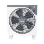 ΑΝΕΜΙΣΤΗΡΑΣ BOX FAN ΤΕΤΡΑΓΩΝΟΣ ΑΣΠΡΟ-ΓΚΡΙ Φ37 45W EUROLAMP 300-21000