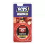 ΤΑΙΝΙΑ CEYS ΔΙΠΛΗΣ ΟΨΕΩΣ ΔΙΑΦ. MONTACK TOTAL GRIP  2.5MX19MM  507240092