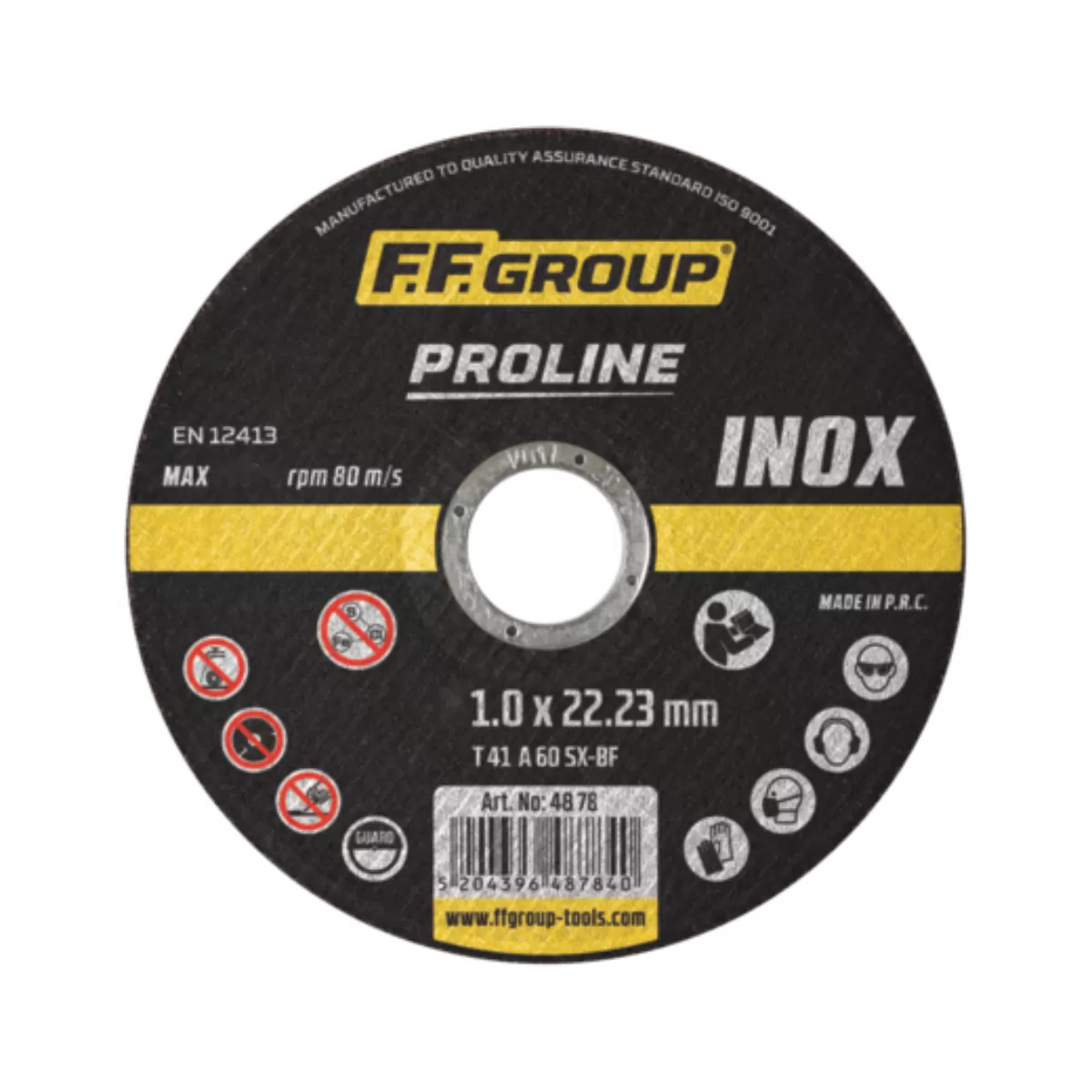 ΔΙΣΚΟΣ ΚΟΠΗΣ INOX PROLINE F.F GROUP 10 ΤΕΜΑΧΙΩΝ