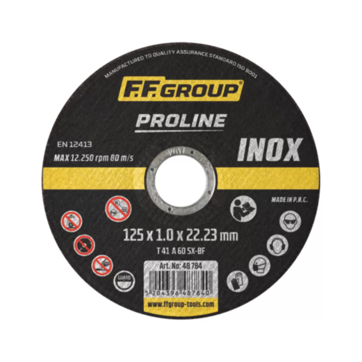 ΔΙΣΚΟΣ ΚΟΠΗΣ INOX PROLINE F.F GROUP 10 ΤΕΜΑΧΙΩΝ