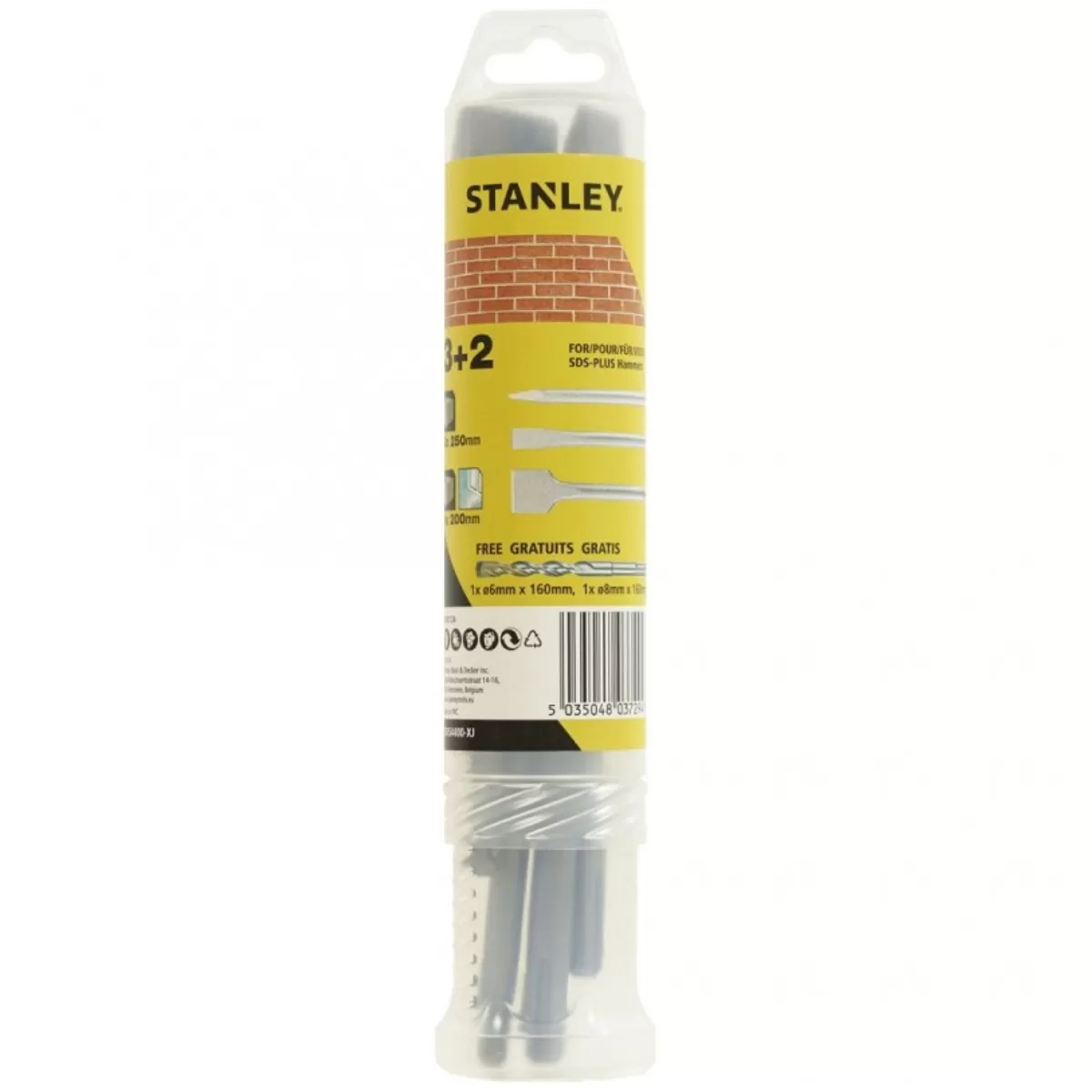 ΣΕΤ ΜΕ 5 ΚΑΛΕΜΙΑ & ΤΡΥΠΑΝΙΑ SDS PLUS STANLEY STA54400-XJ