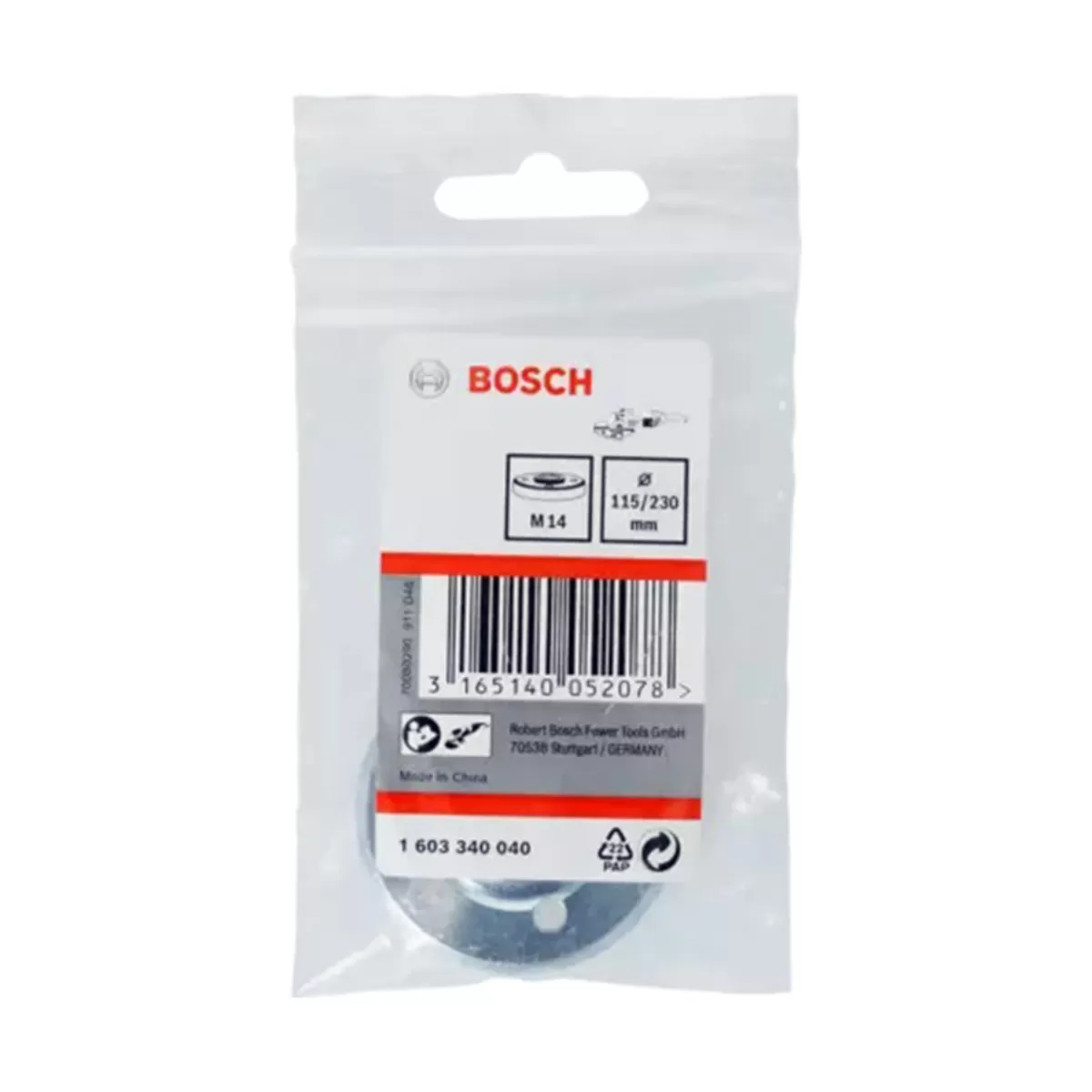 ΠΑΞΙΜΑΔΙ ΓΩΝΙΑΚΟΥ ΤΡΟΧΟΥ Μ14  BOSCH 1603340040