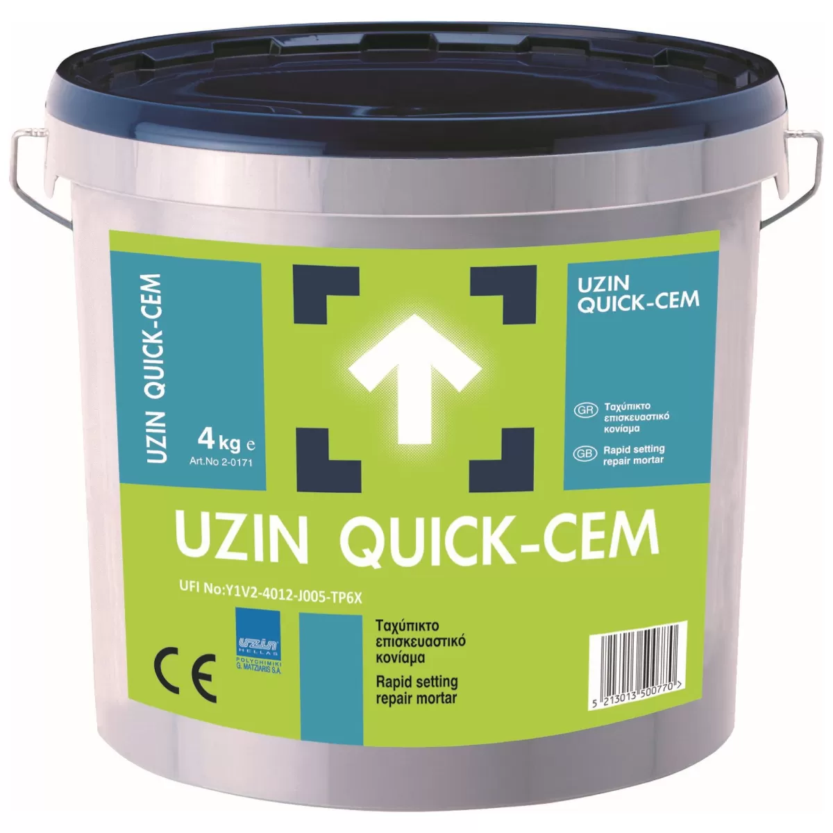 QUICK CEM ΤΑΧΥΠΗΚΤΟ ΕΠΙΣΚΕΥΑΣΤΙΚΟ ΚΟΝΙΑΜΑ UZIN 4KG