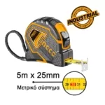 ΜΕΤΡΟ PROFI 5MX25MM INGCO  HSMT8805.1