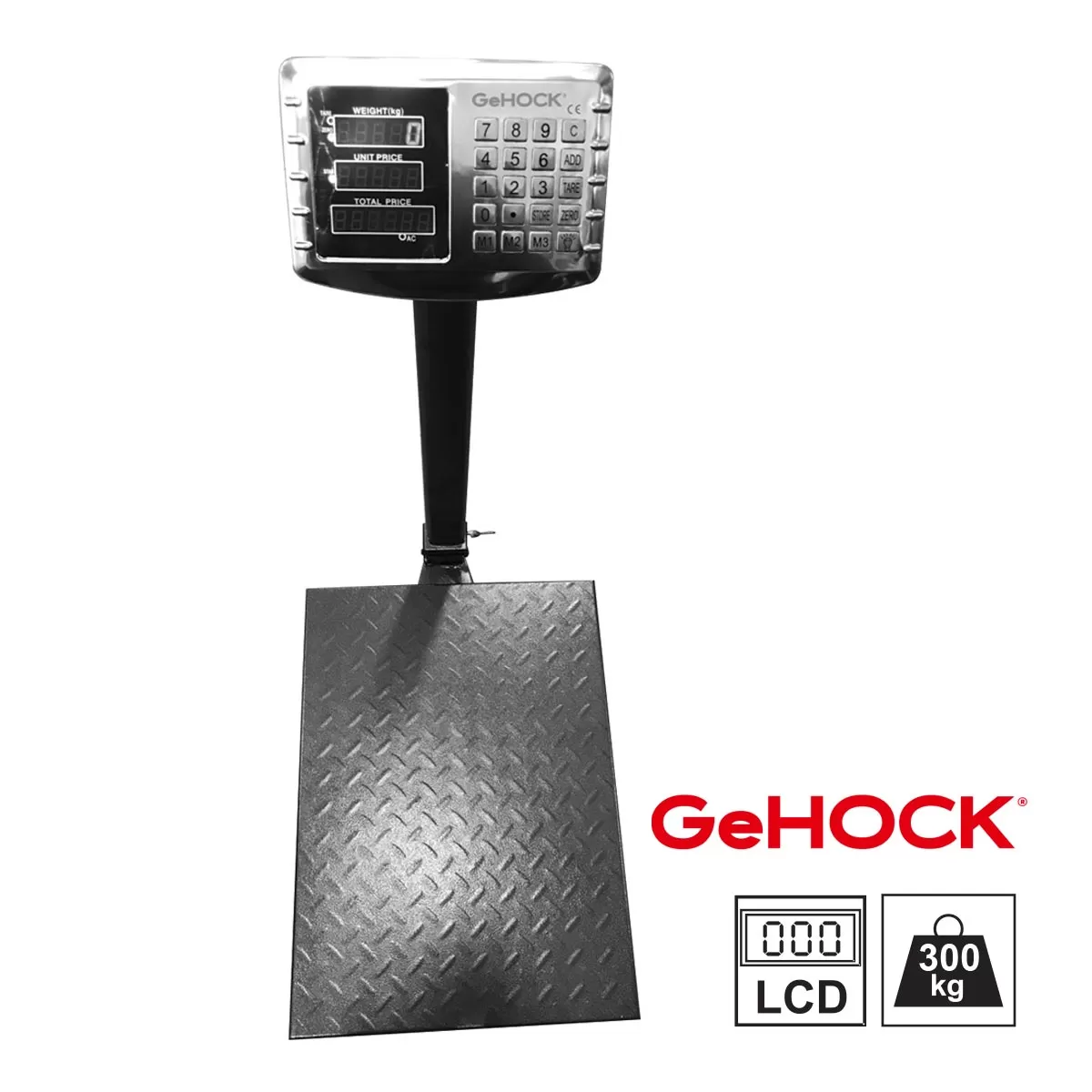 ΖΥΓΑΡΙΑ ΕΔΑΦΟΥΣ ΗΛΕΚΤΡΟΝΙΚΗ 300 ΚΙΛΩΝ GeHOCK  PCS0300