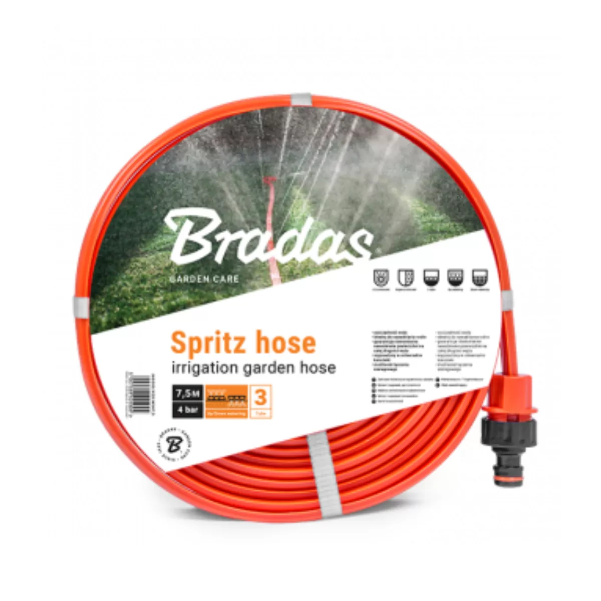 ΛΑΣΤΙΧΟ ΠΟΤΙΣΜΑΤΟΣ 1/2 ” SPRITZ HOSE BRADAS 15M